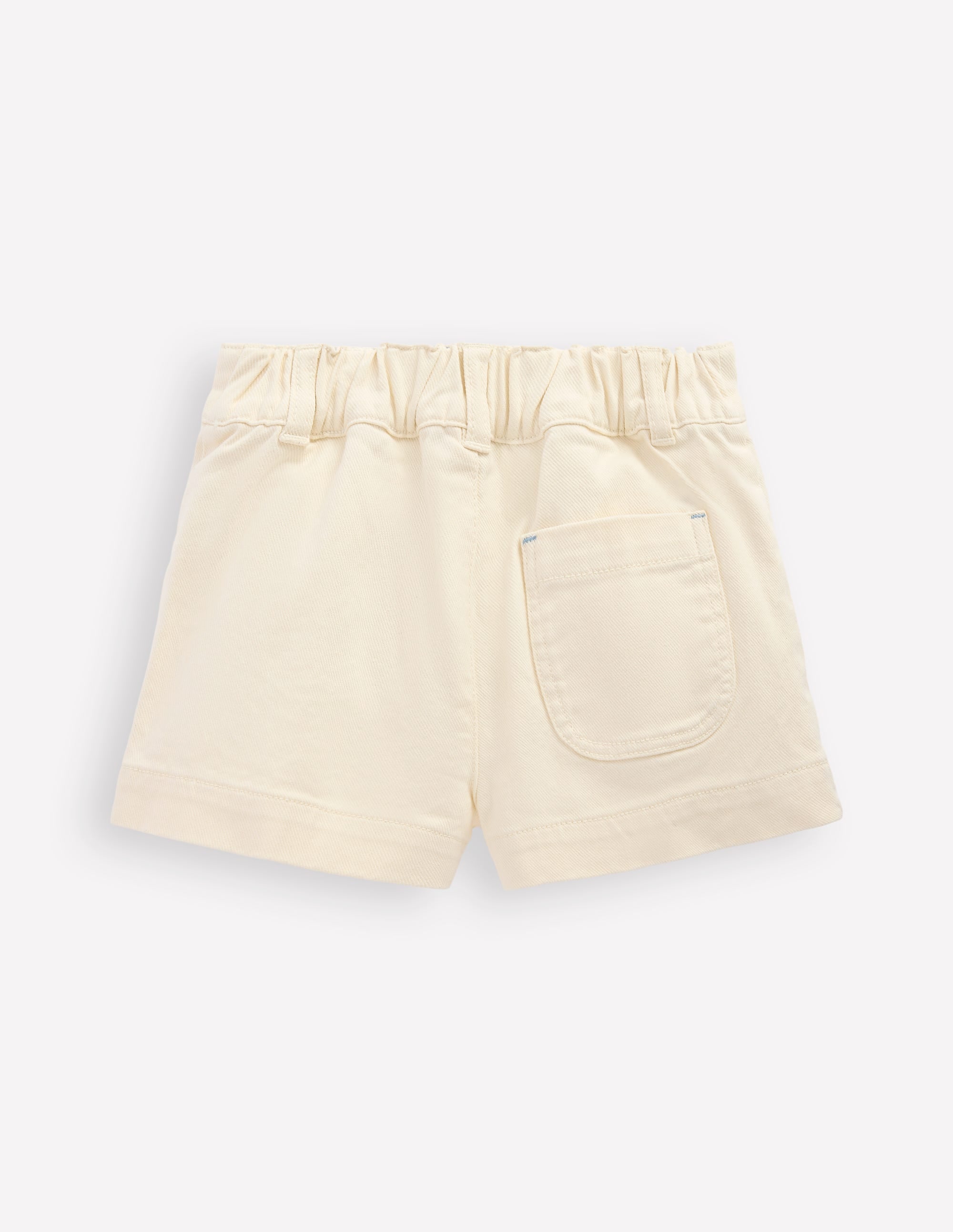 Short à poches plaquées-Blanc vanille - Image 2