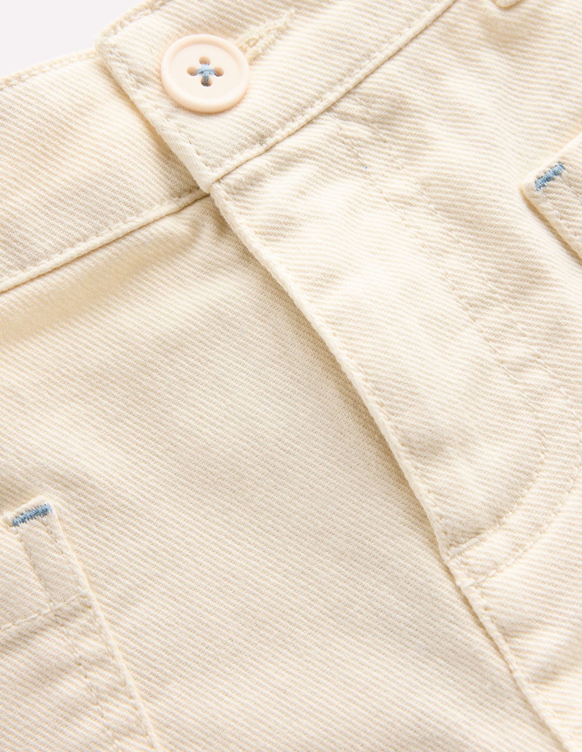 Short à poches plaquées-Blanc vanille - Image 3