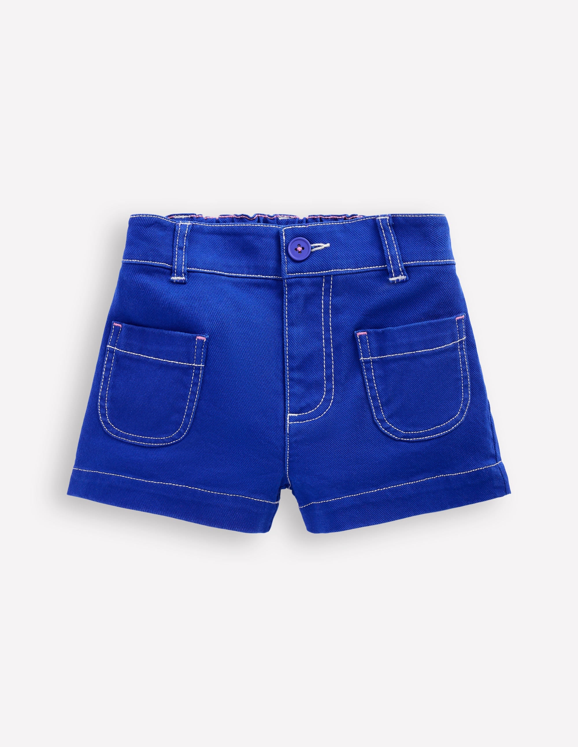Shorts mit aufgesetzten Taschen-Black - Image 1