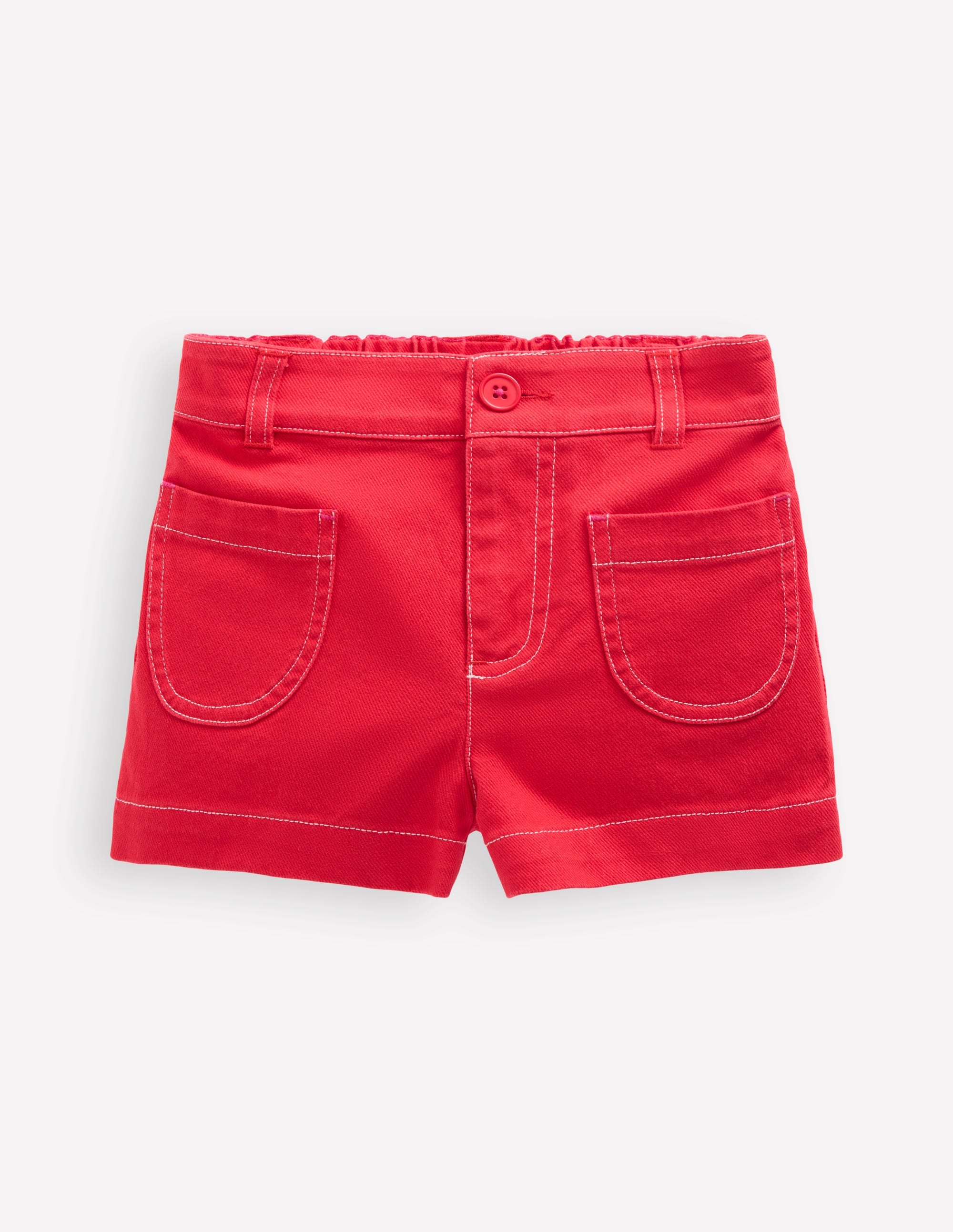 Shorts mit aufgesetzten Taschen-Löwenmäulchen - Image 1