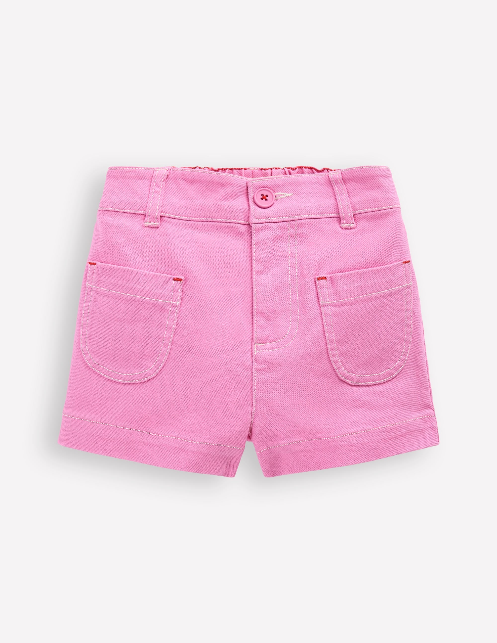 Short à poches plaquées-Mauve vintage - Image 1