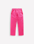 Pull-On Trouser-Sorbet Pink Embroidered