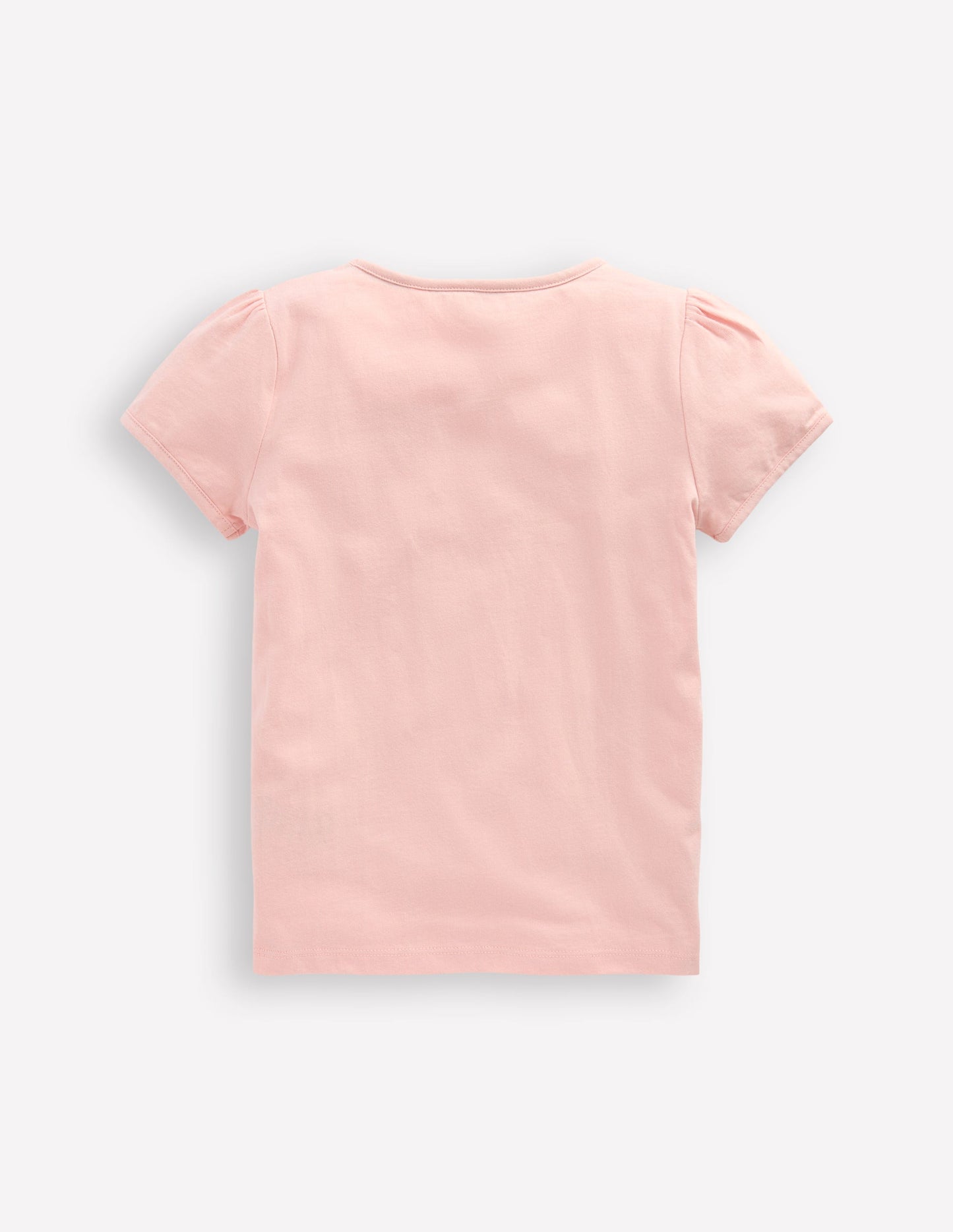 Puff Sleeve Superstitch Top-Chalk Pink Ice Creams