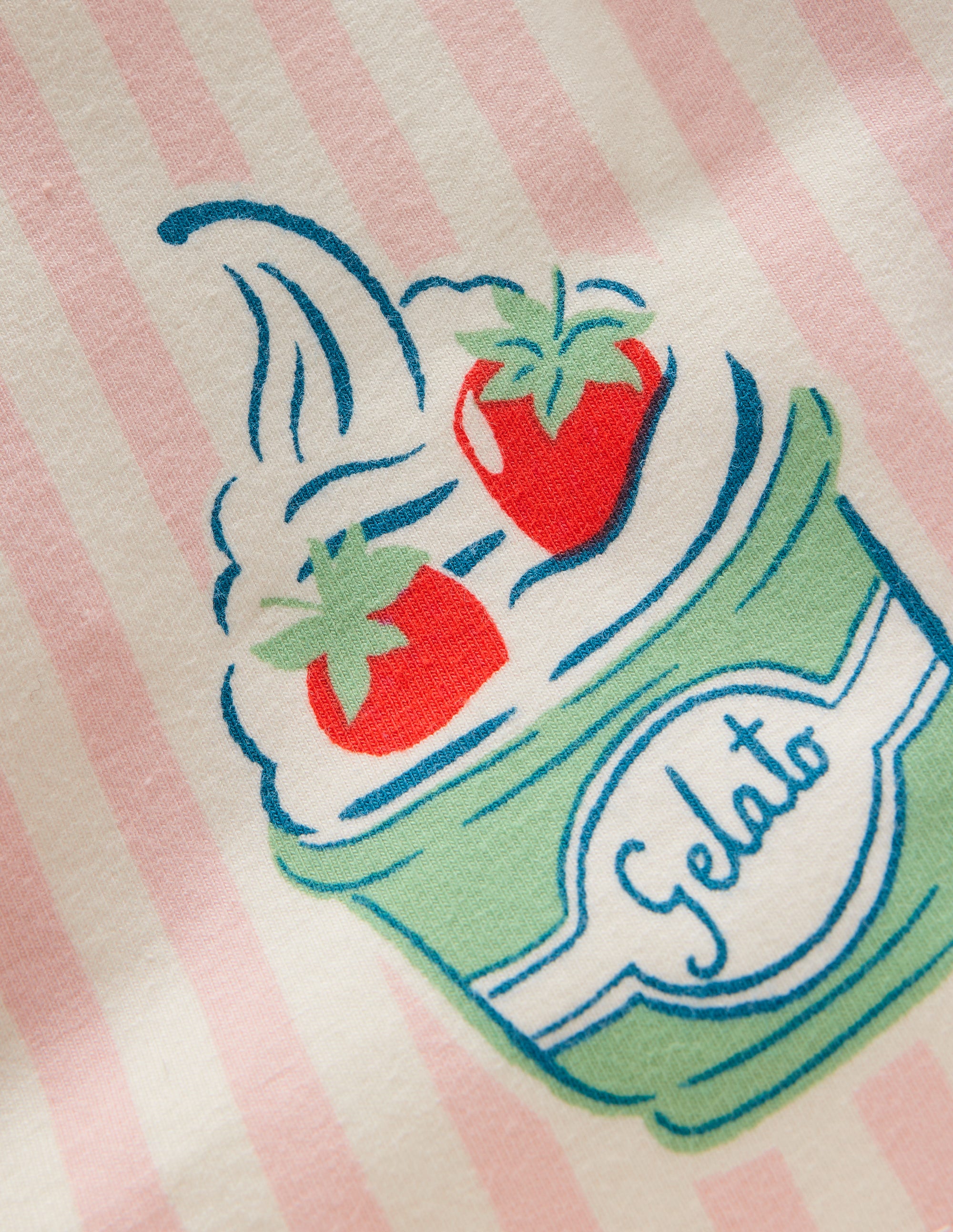 Radlerhose-Rosa Eiscreme Streifen - Image 3