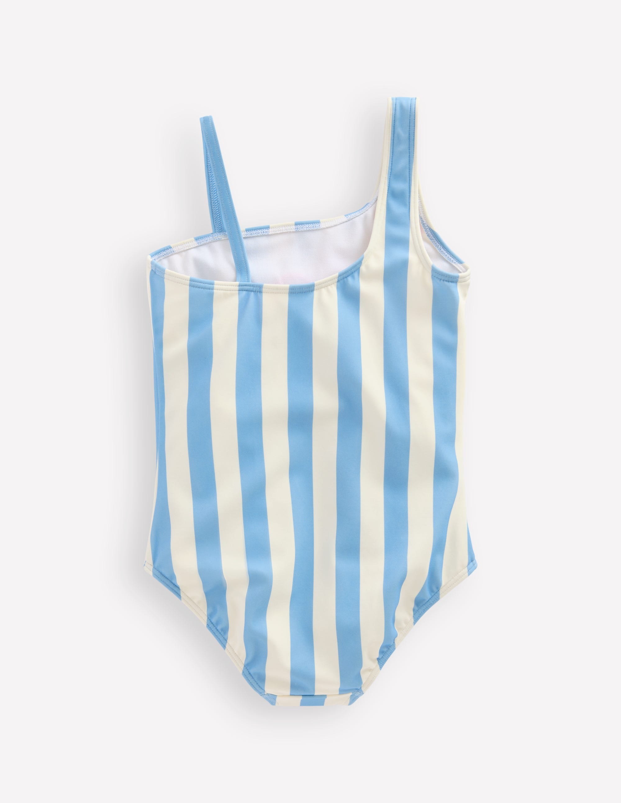Sunday Badeanzug mit Applikation-Vintage-Blau Eiscreme Streifen - Image 2