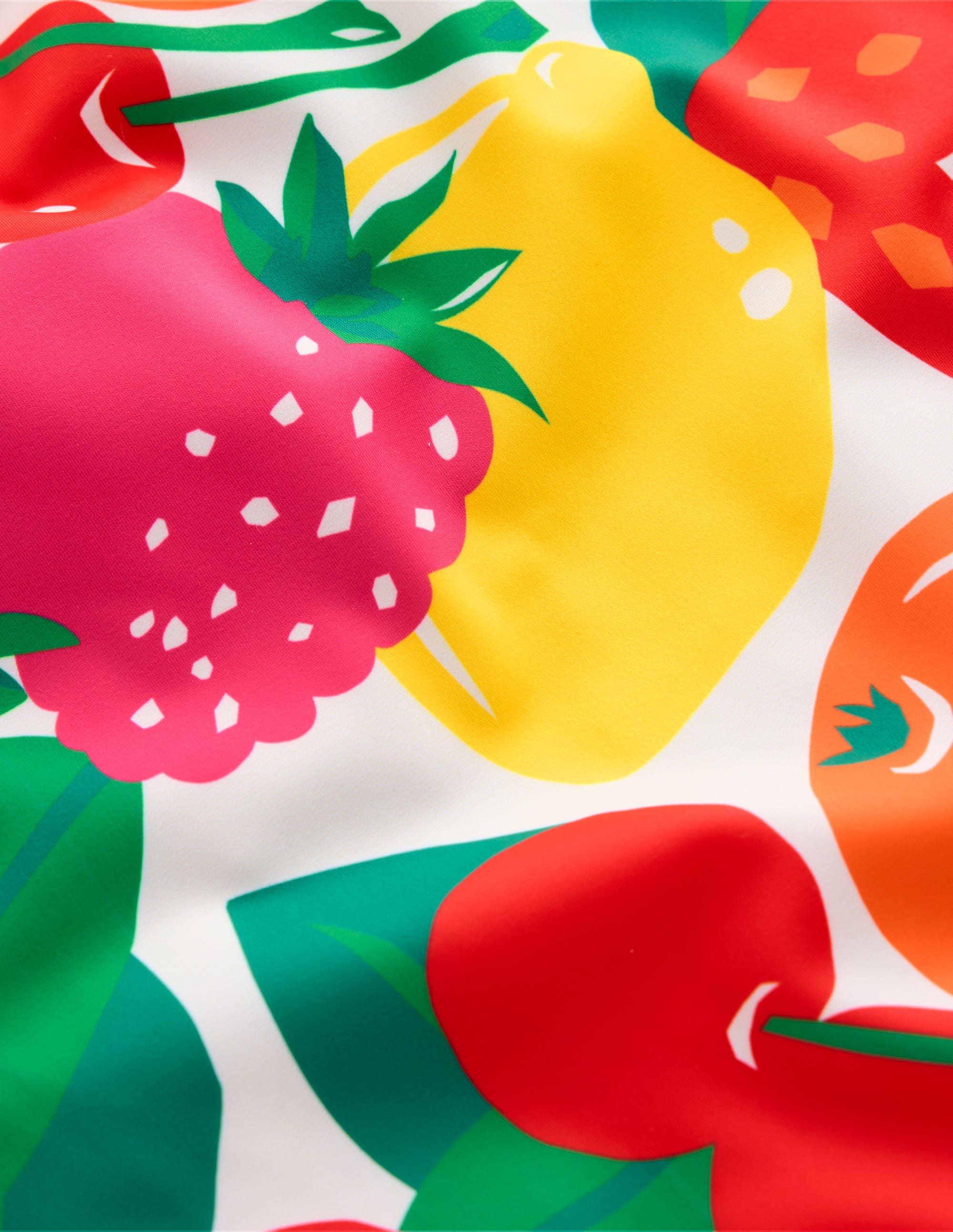 Maillot de bain imprimé croisé dans le dos-Fruits géants multi - Image 3