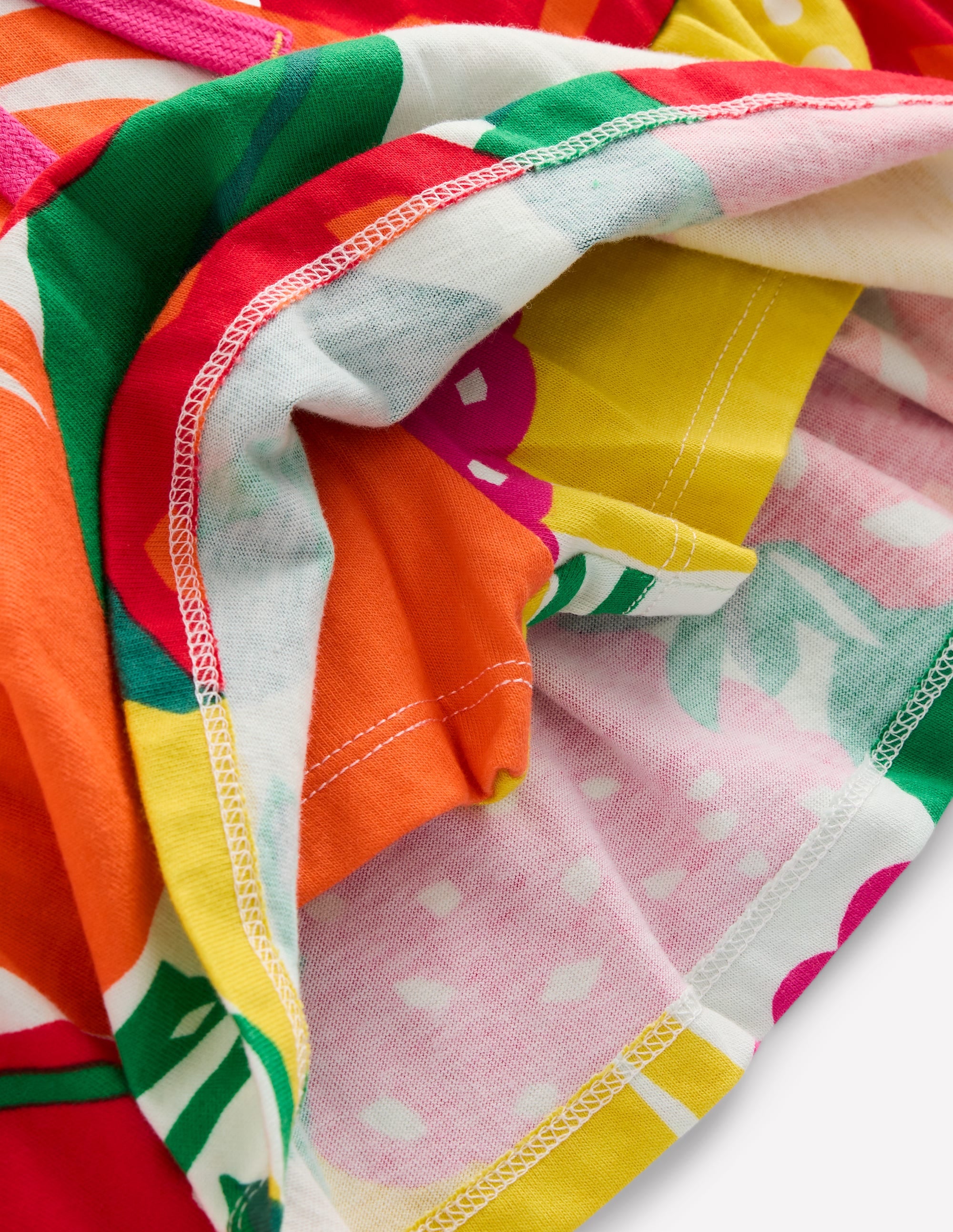 Gestufter Jersey-Skort-Bunt Riesenfrüchte - Image 3