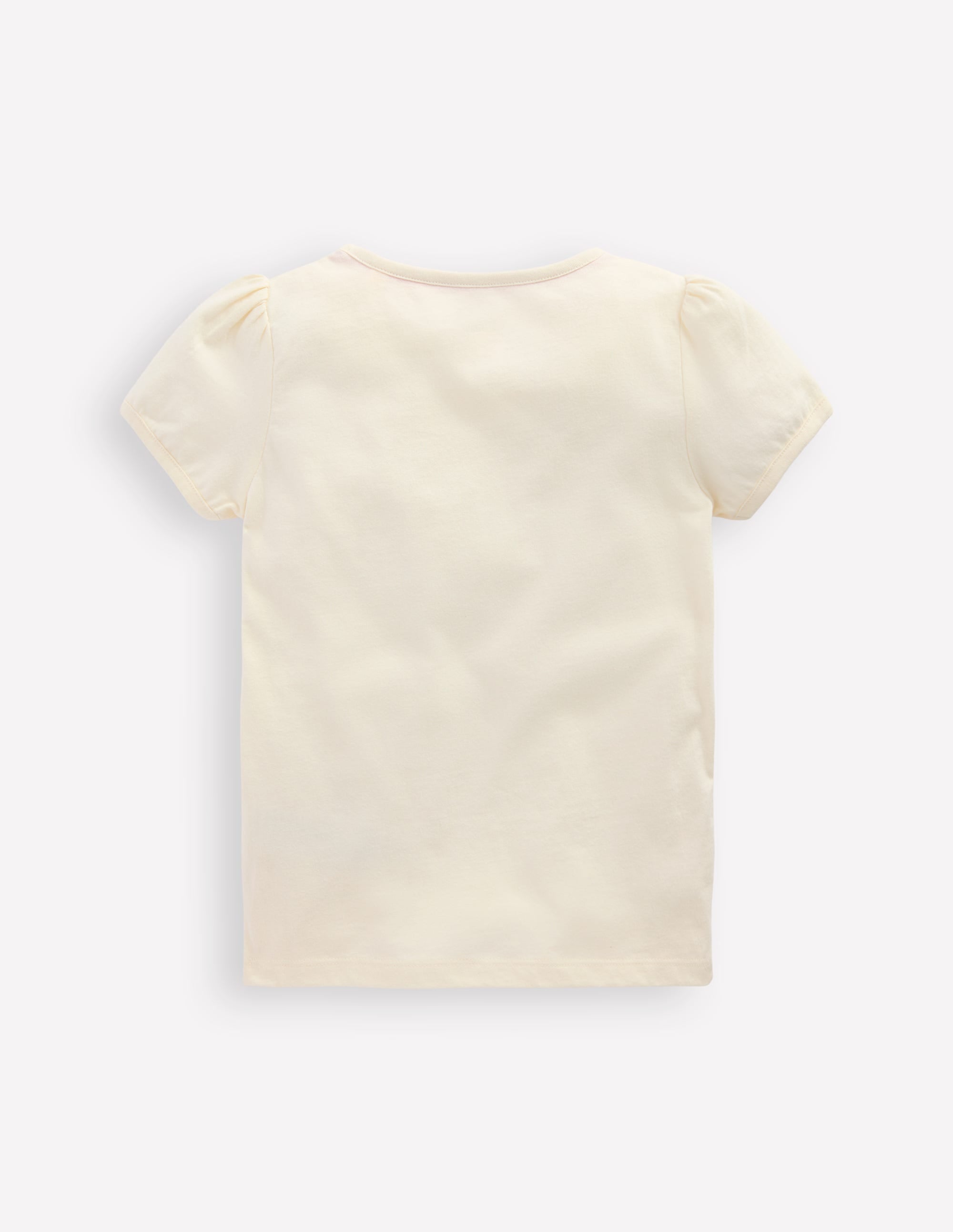 Puff Sleeve Applique Top-Soft Ivory Horse - Image 2