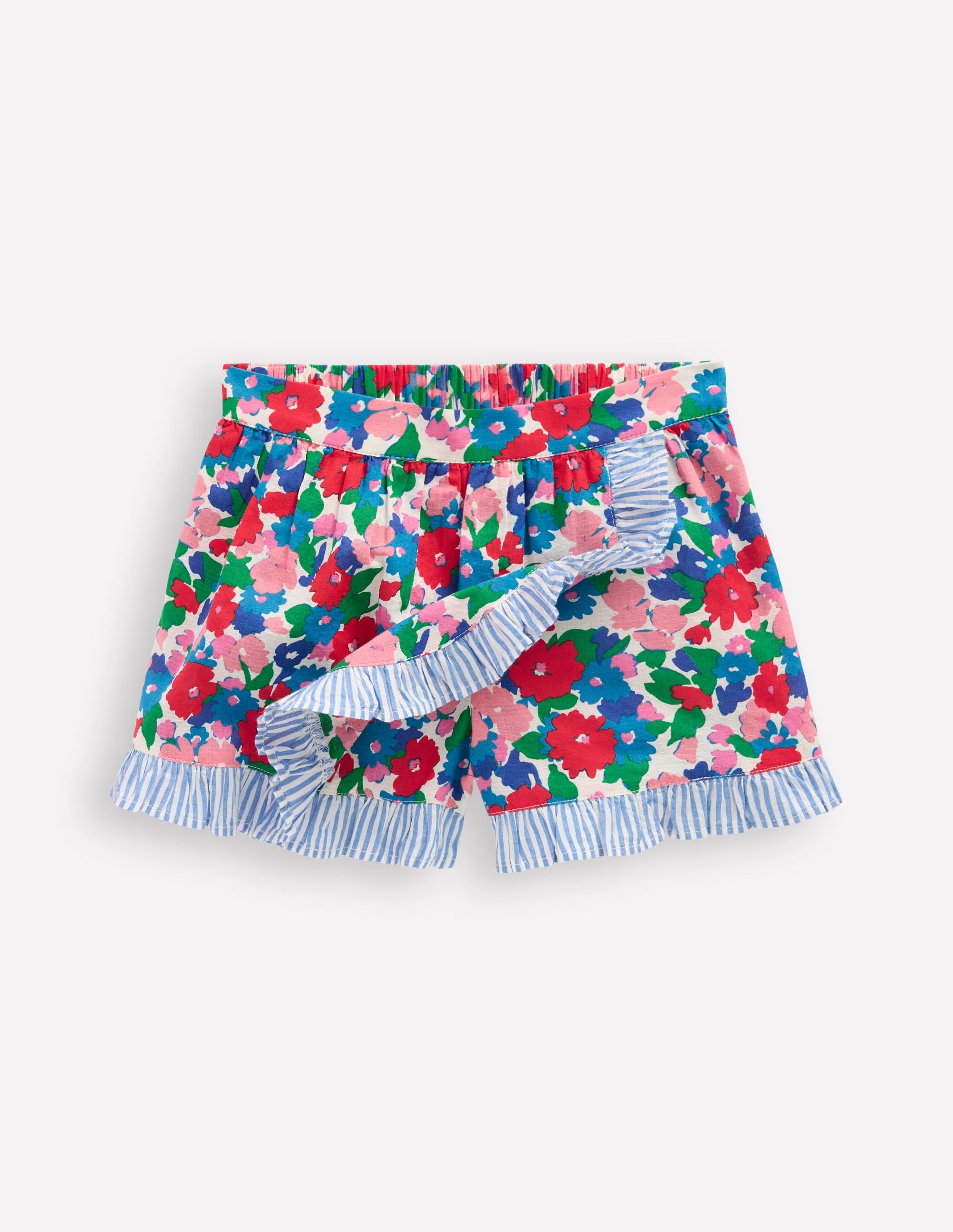 Wickel-Skort mit Rüschen-Bunt Blumenstrauß - Image 4