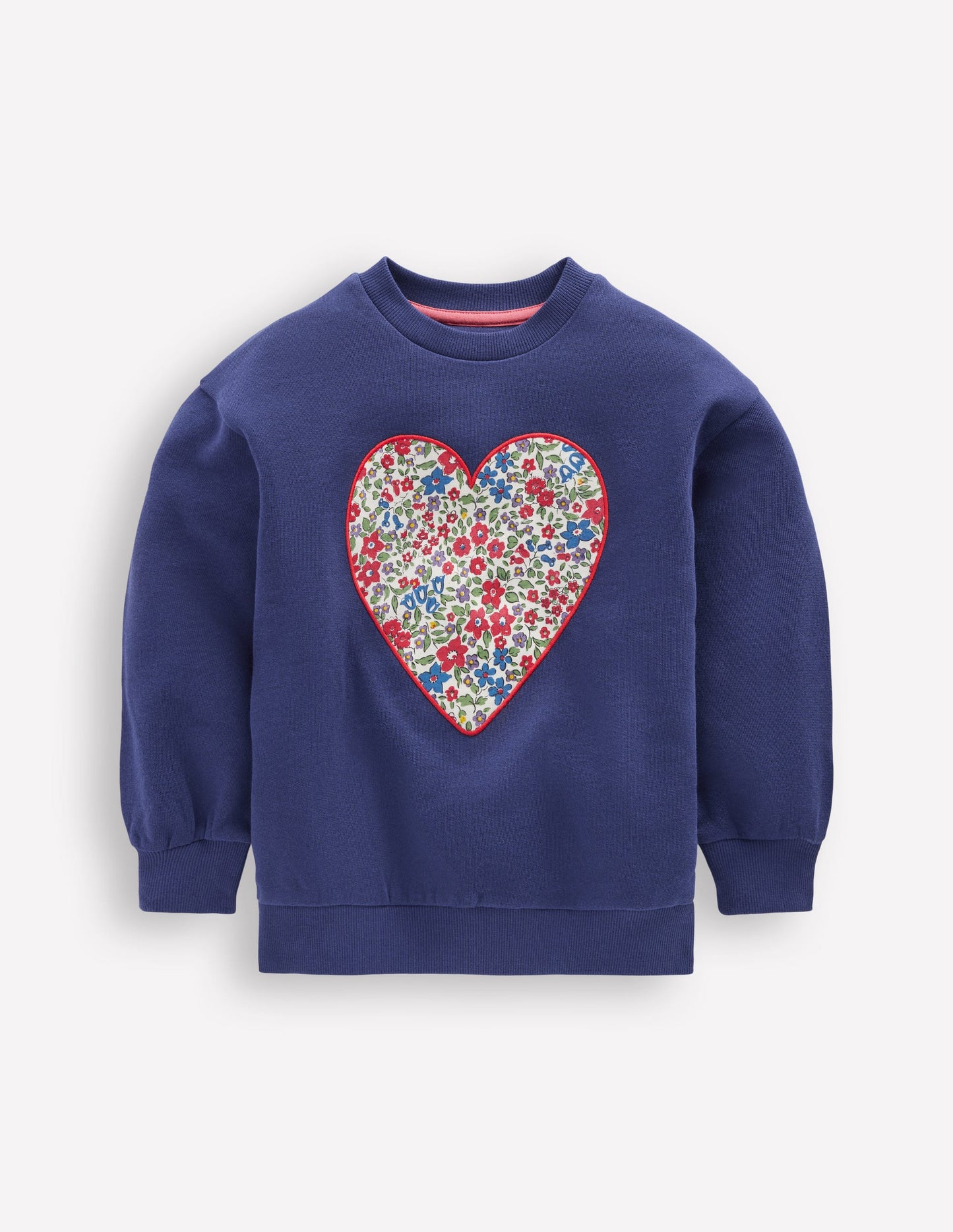 Bobbie Sweatshirt mit Applikation-Steuerbordblau Herzen