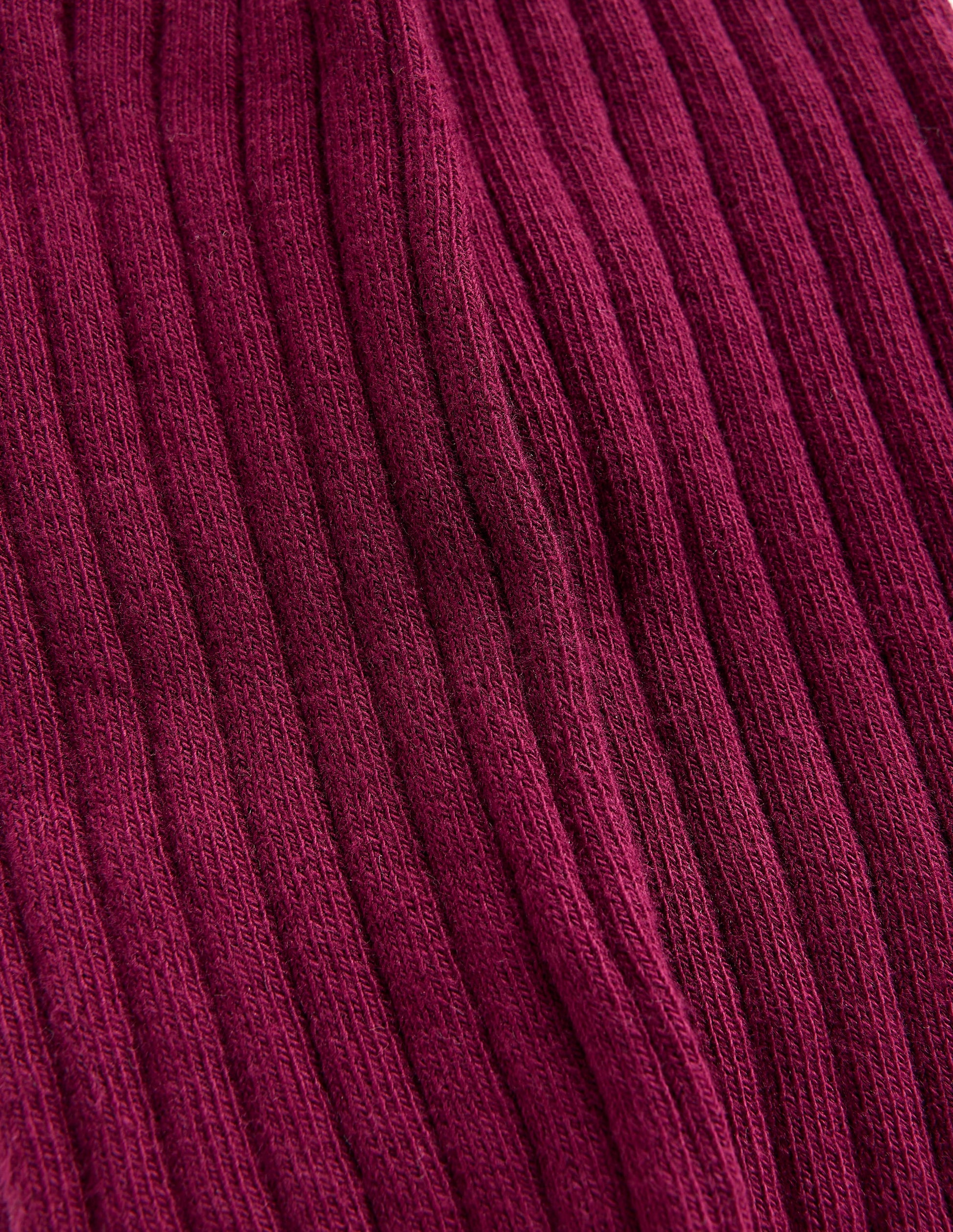 Ribbed Tights-Deep Wisteria | Boden EU