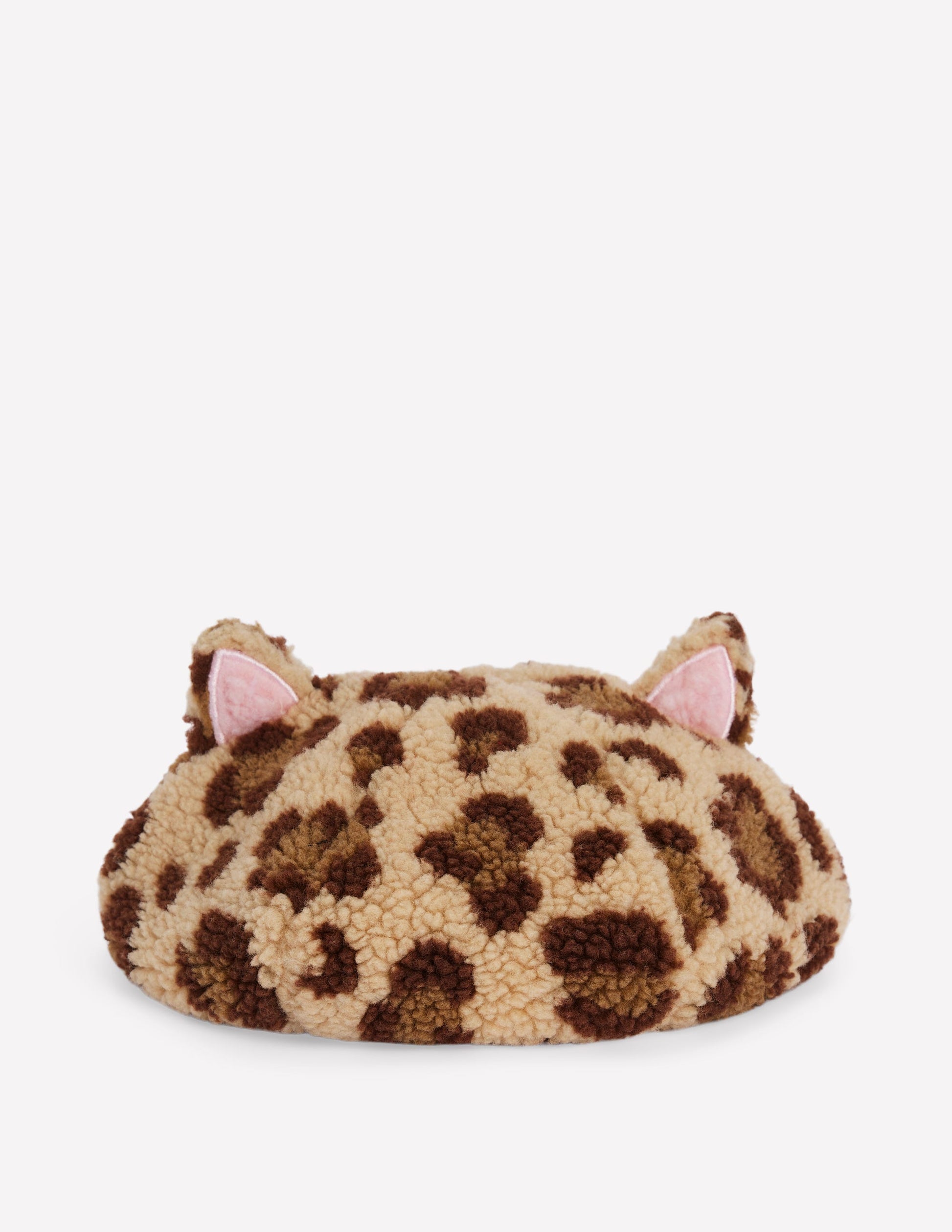 Originelle Baskenmütze-Mohair, Leopardenmuster-1