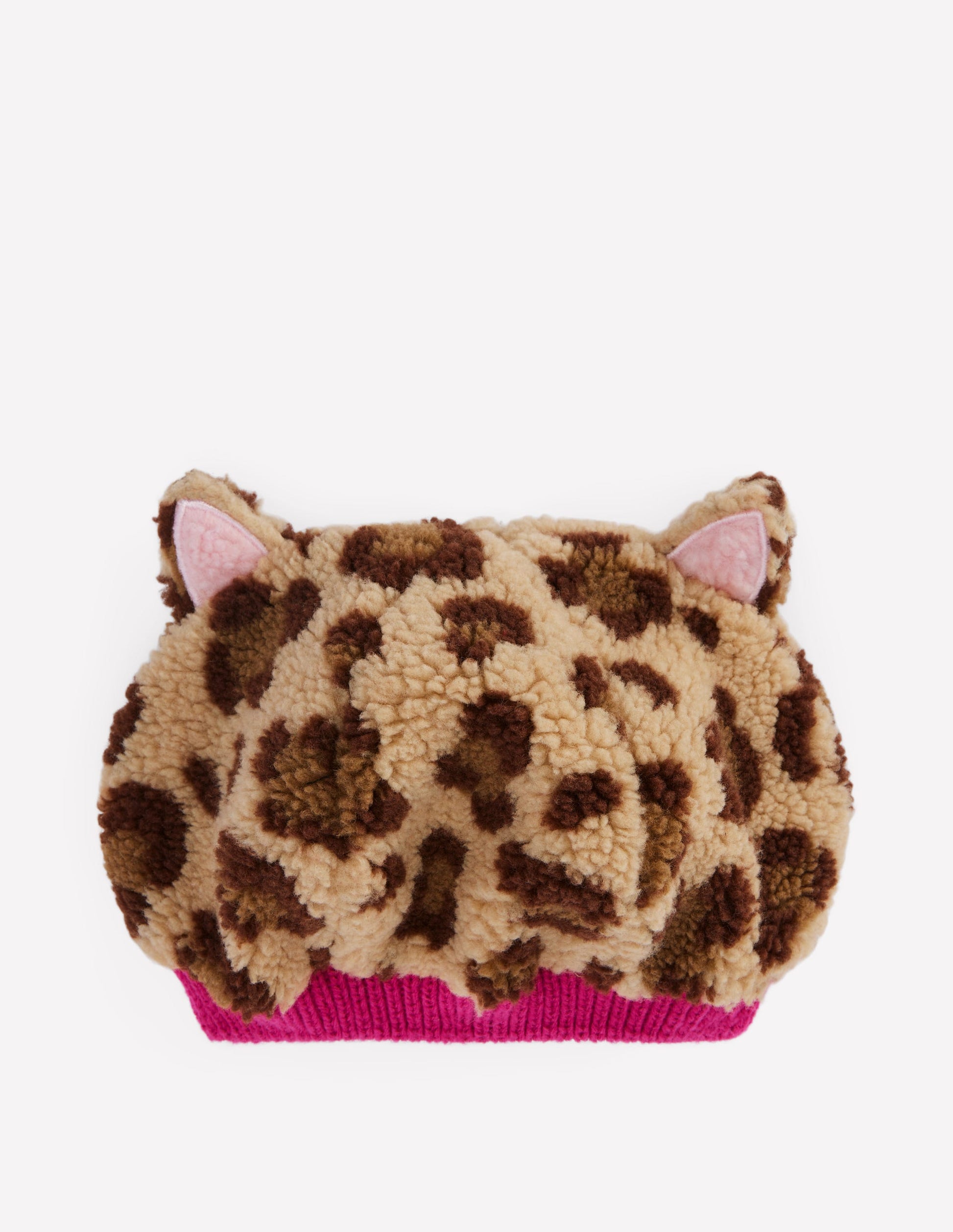 Originelle Baskenmütze-Mohair, Leopardenmuster-2