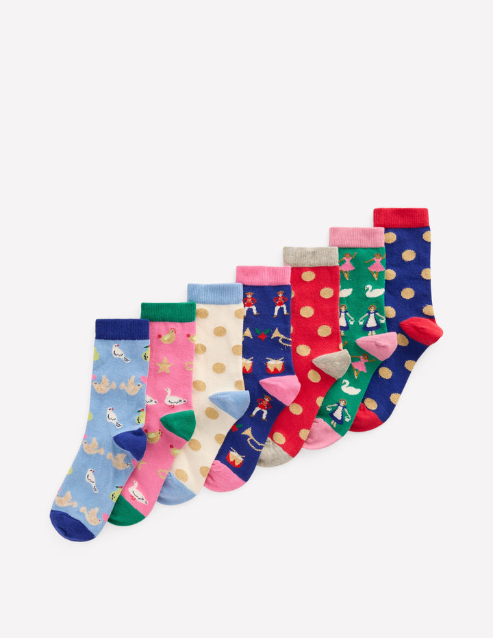 7 paires de chaussettes-12 jours de Noël