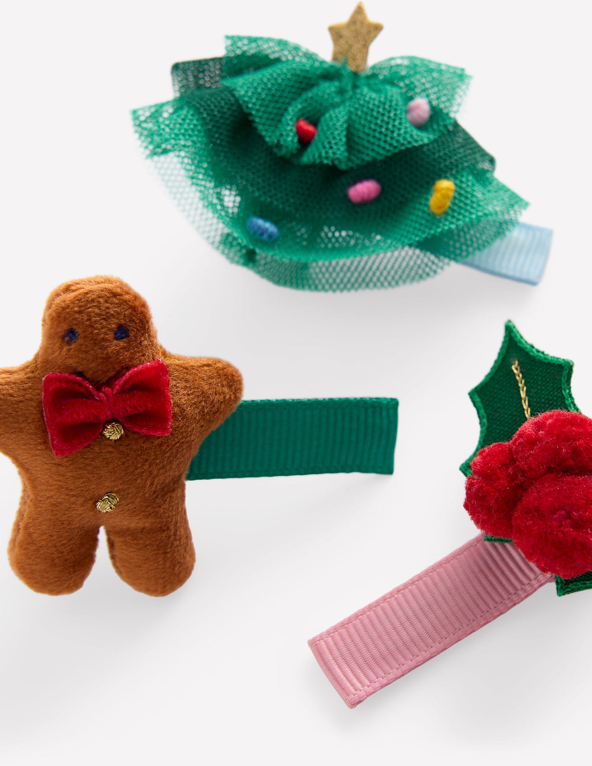 3 barrettes à cheveux-Festif - Image 2