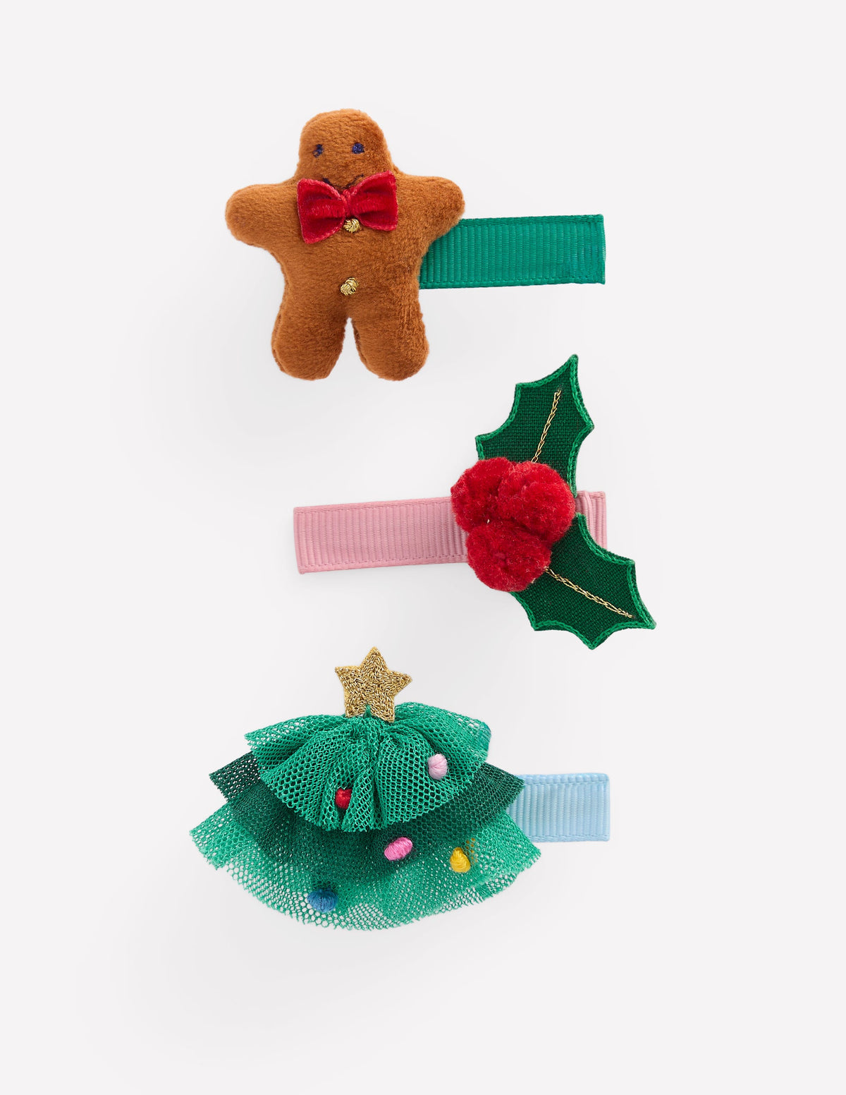 3 barrettes à cheveux-Festif - Image 1