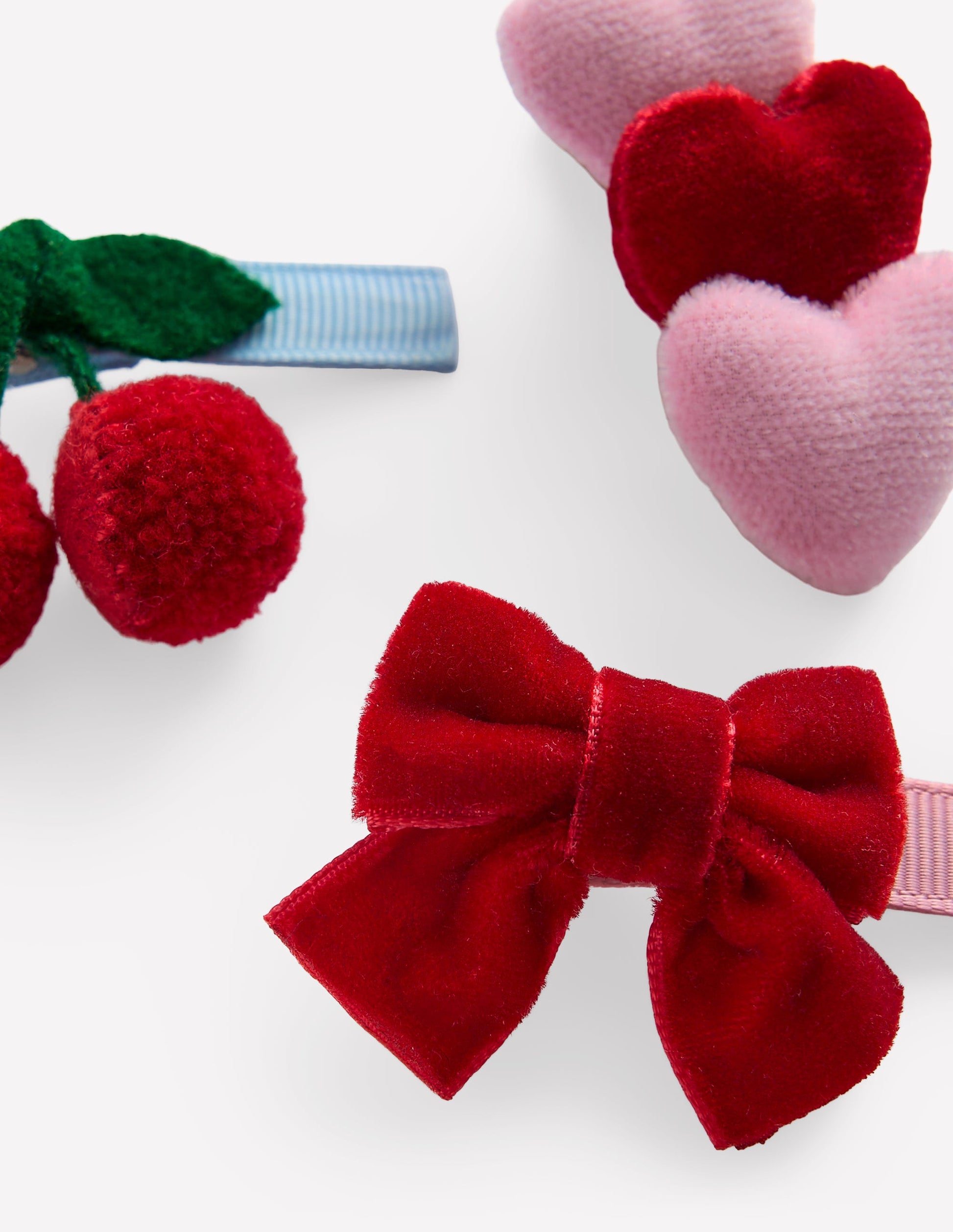 Haarspangen im 3er-Pack-Hübsches Rosa-2