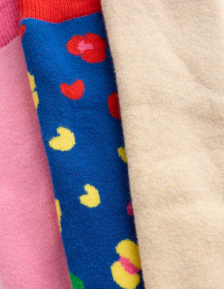 3 paires de chaussettes de ski-Léopard multi