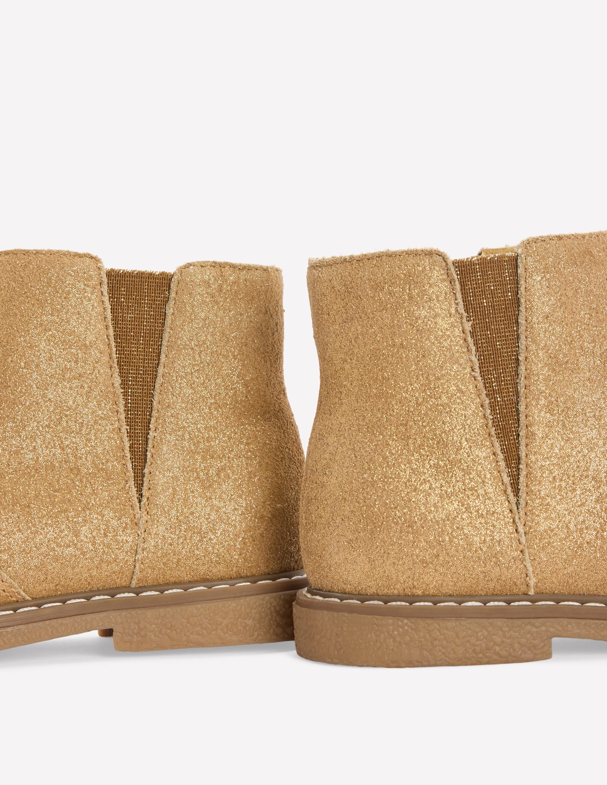 Bottines en daim-Doré - Image 3