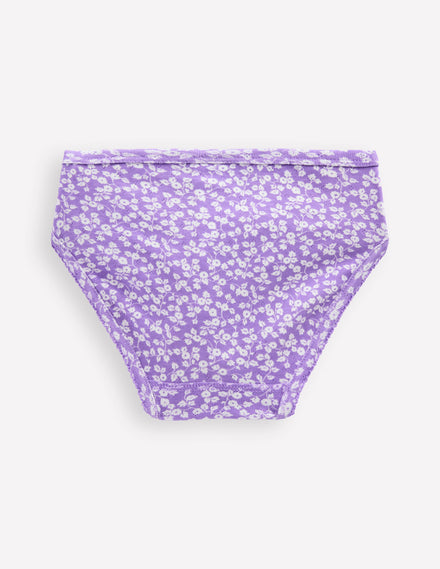 Pointelle-Unterhosen im 7er-Pack-Bunt Kleiner Zweig