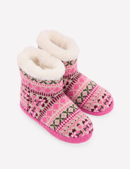 Fair-Isle-Hausstiefel-Klassisch Fair-Isle