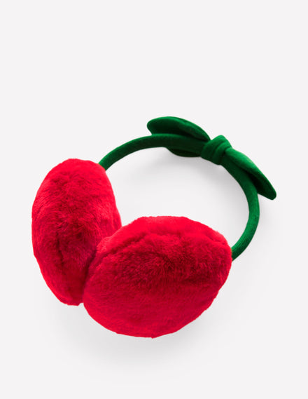 Cache-oreilles fantaisie-Cerise