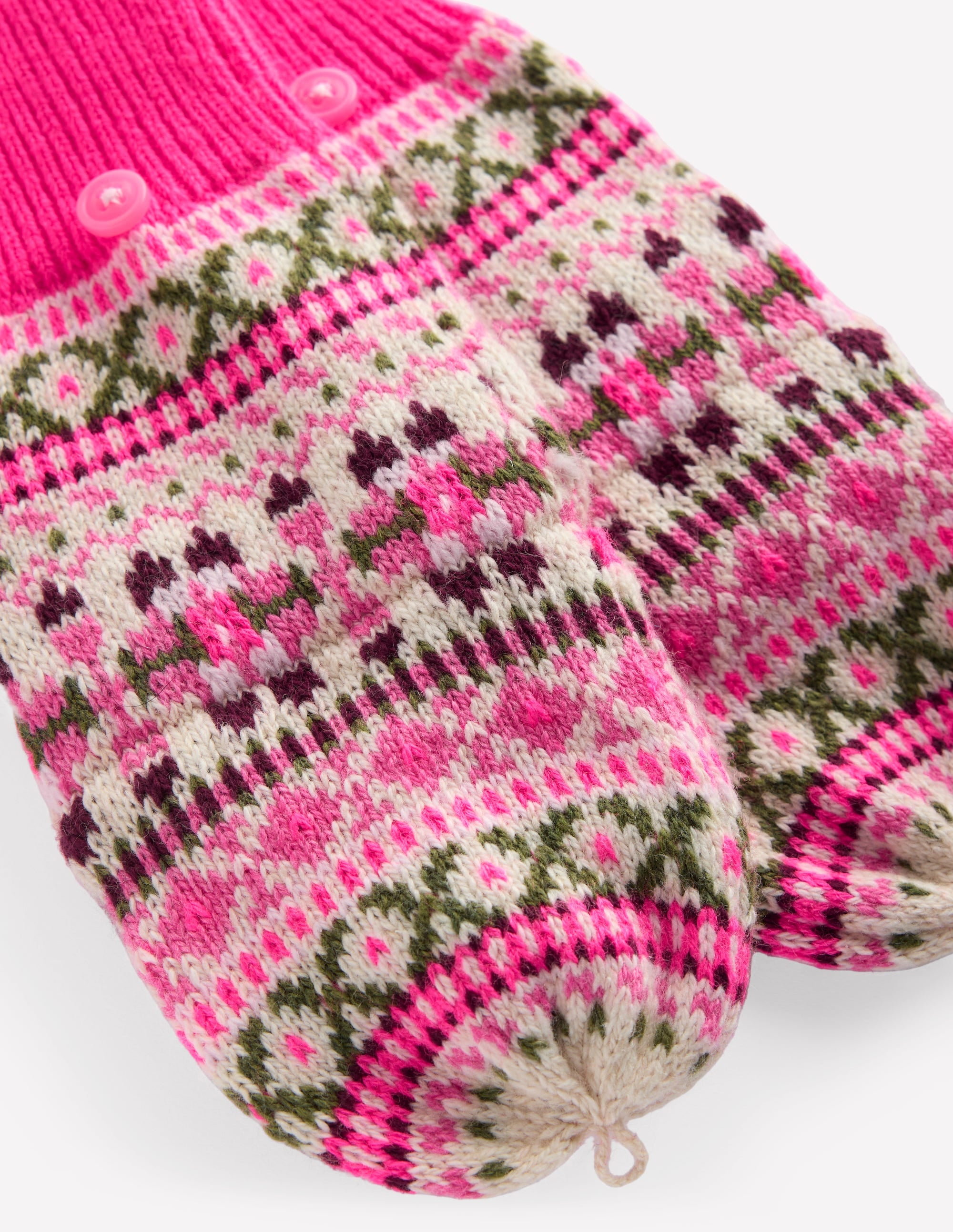 Fair-Isle-Fäustlinge-Klassisch Fair-Isle - Image 2