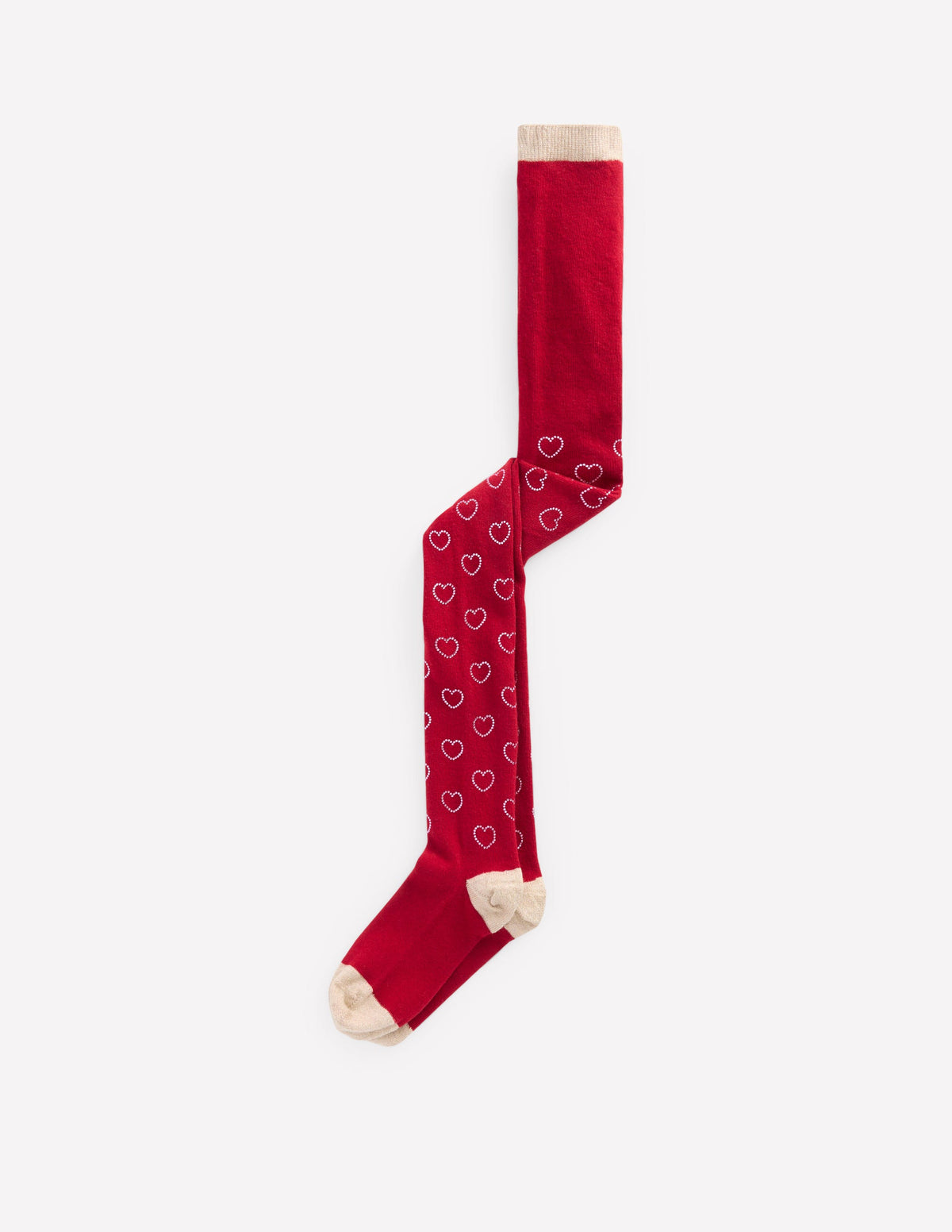 Strumpfhose mit Glitzerdesign-Herzen - Image 1
