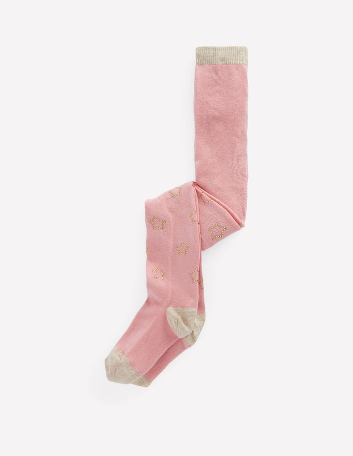 Strumpfhose mit Glitzerdesign-ROSA