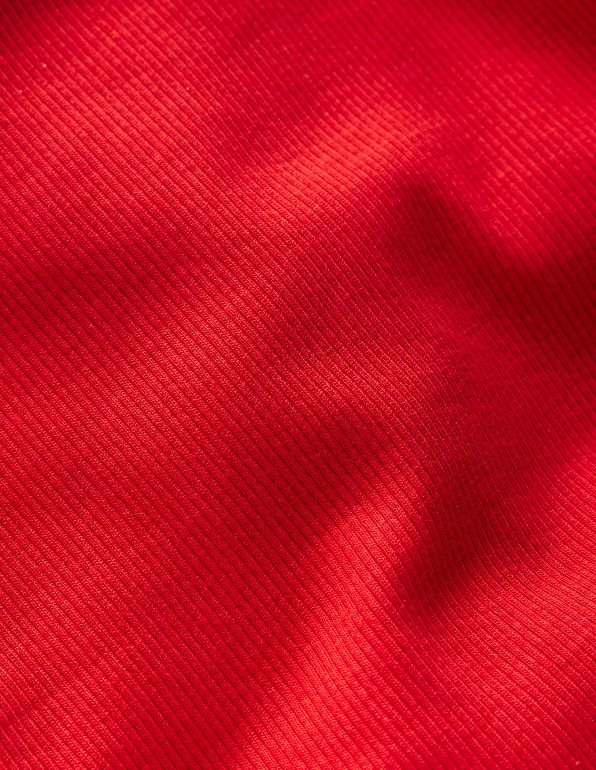 Geripptes Rollkragenoberteil-Mohnblumenrot-3