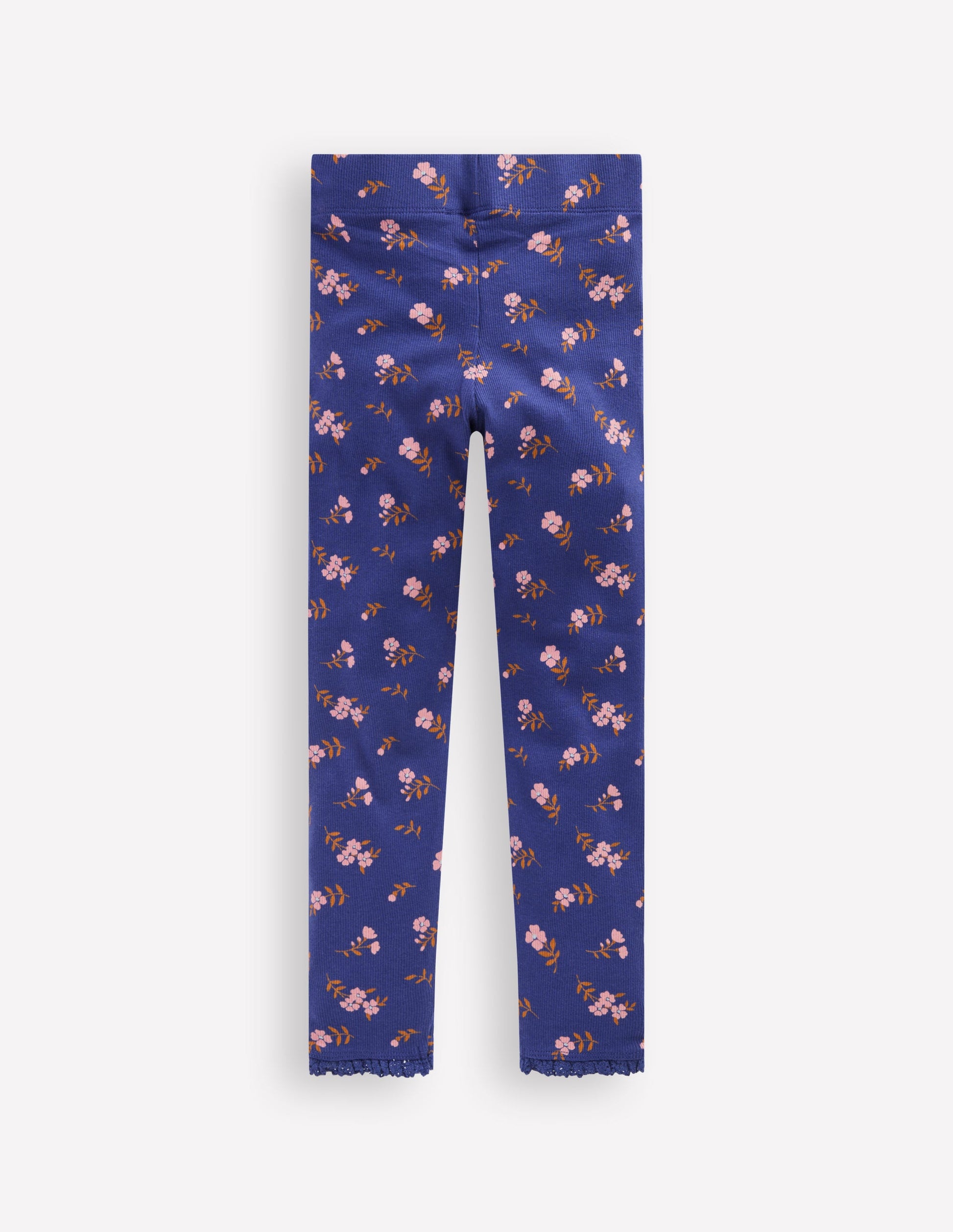 Legging côtelé-Motif Sprig bleu tribord-2