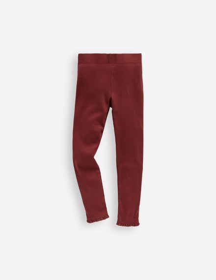 Legging côtelé-Châtaigne