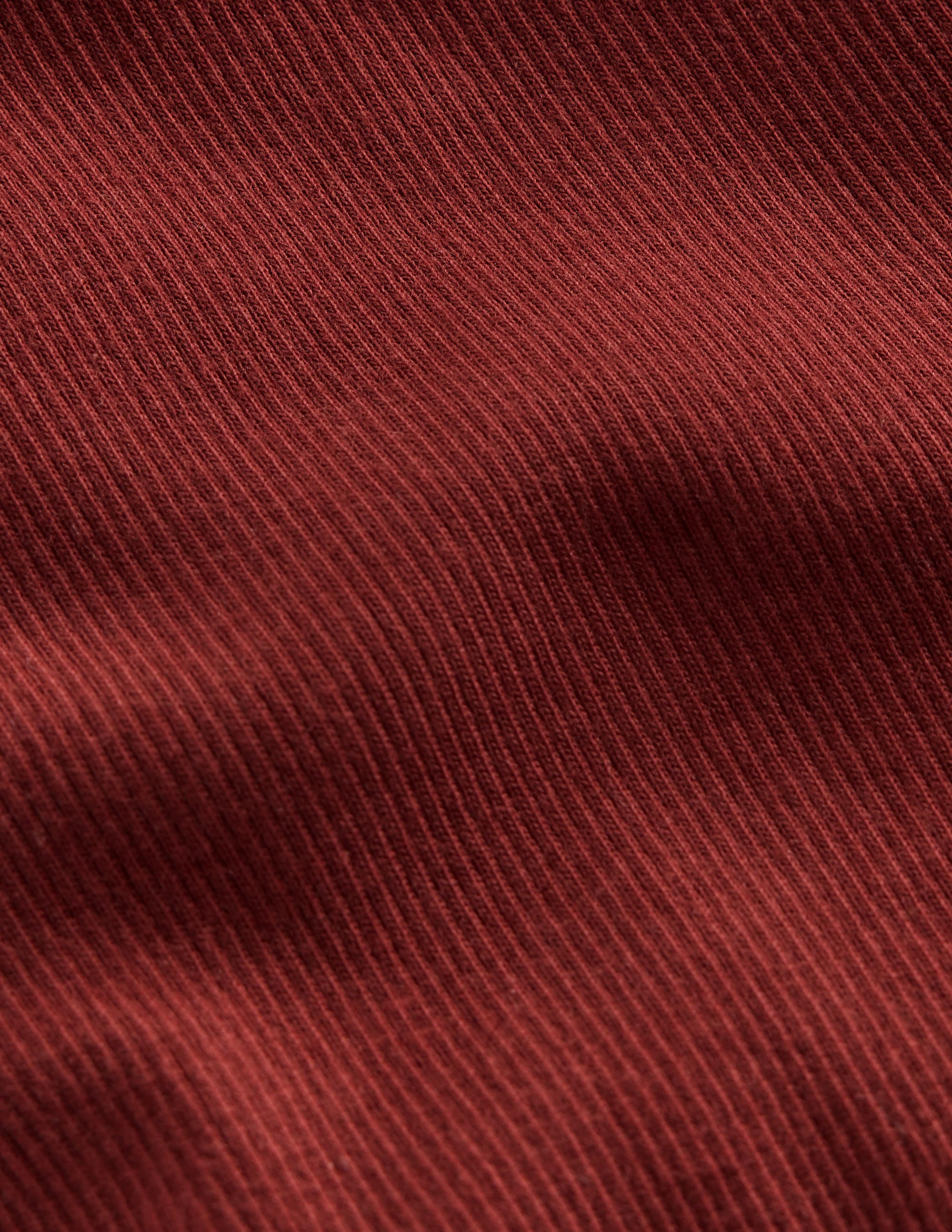 Gerippte Leggings-Kastanie - Image 3