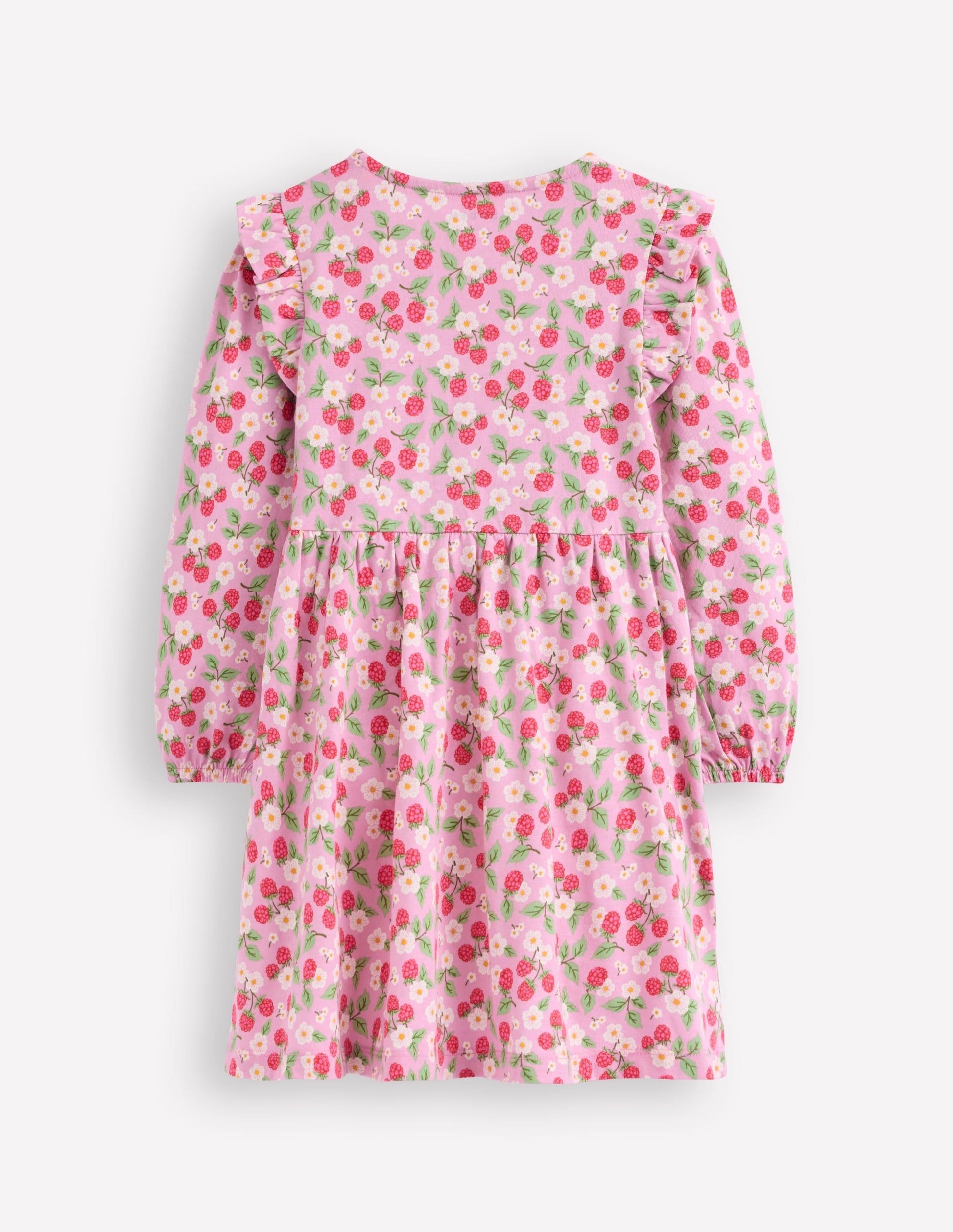 Robe Posie à manches longues en jersey-Baies vintage lavande doux-3