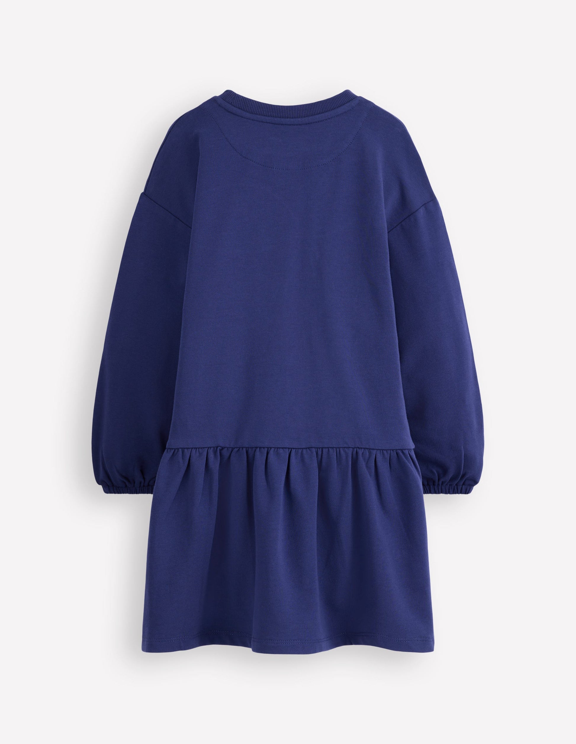 Sweatshirt-Kleid mit Logo-Segelblau, Kirsche-3