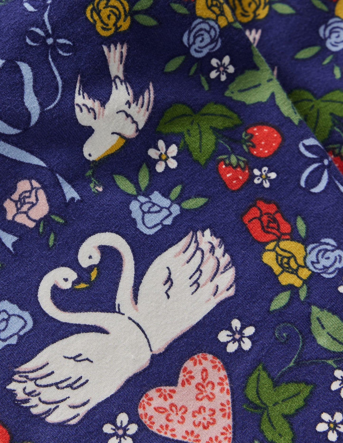 Legging fun-Tourtereaux bleu tribord