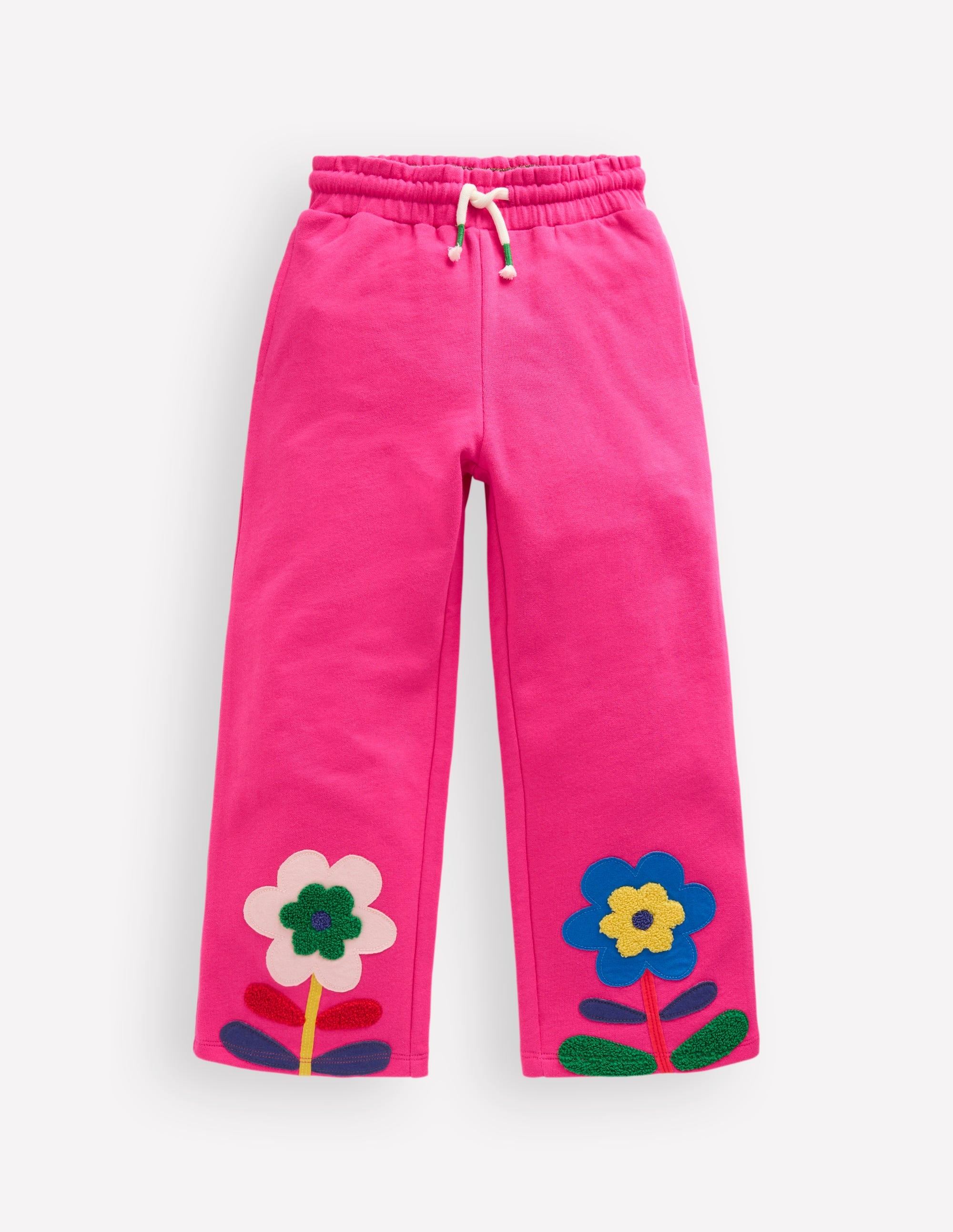 Bobbie Jogginghose mit Applikationen-Himbeerrosa Blumen - Image 2