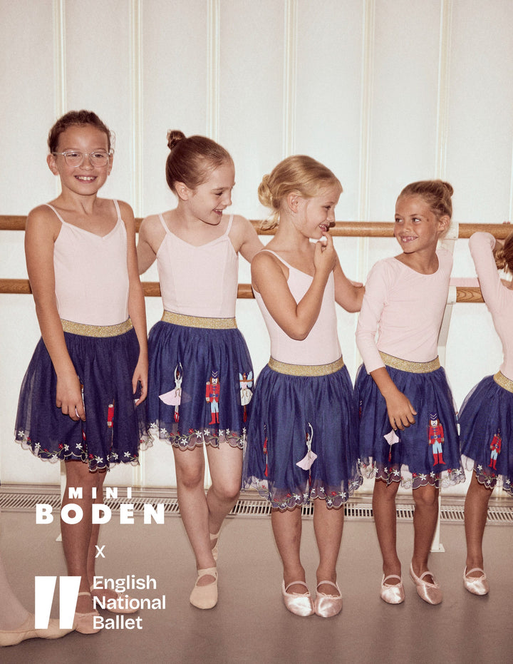 Tüllrock mit Applikation-Steuerbordblau Nussknacker