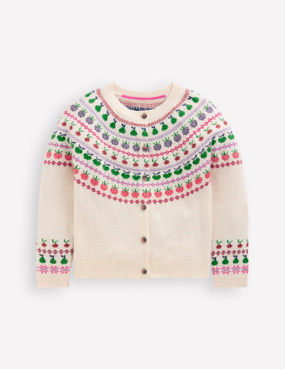 Cardigan Edie à motif jacquard-Fruit multi-2