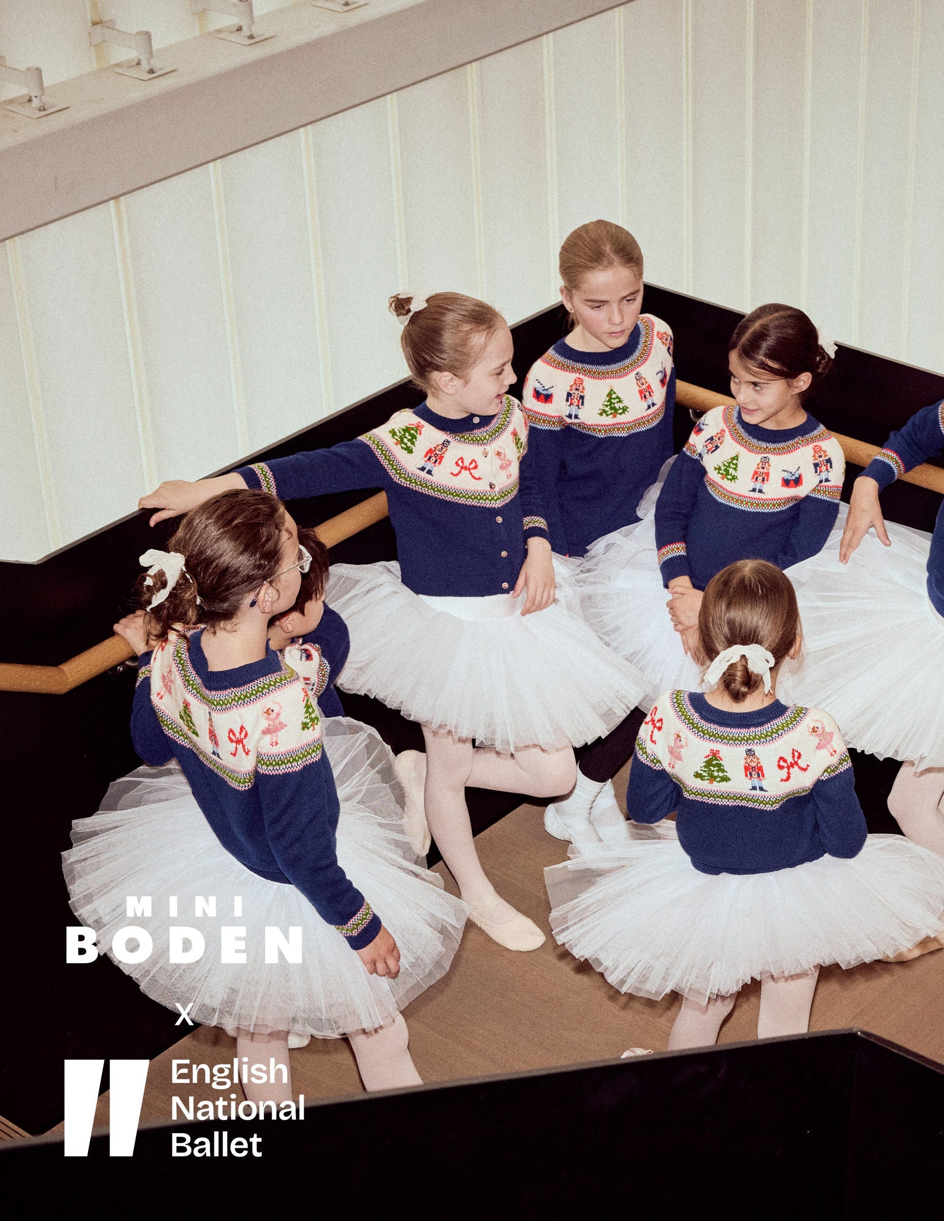 Edie Fair-Isle-Strickjacke-Blau Nussknacker-1