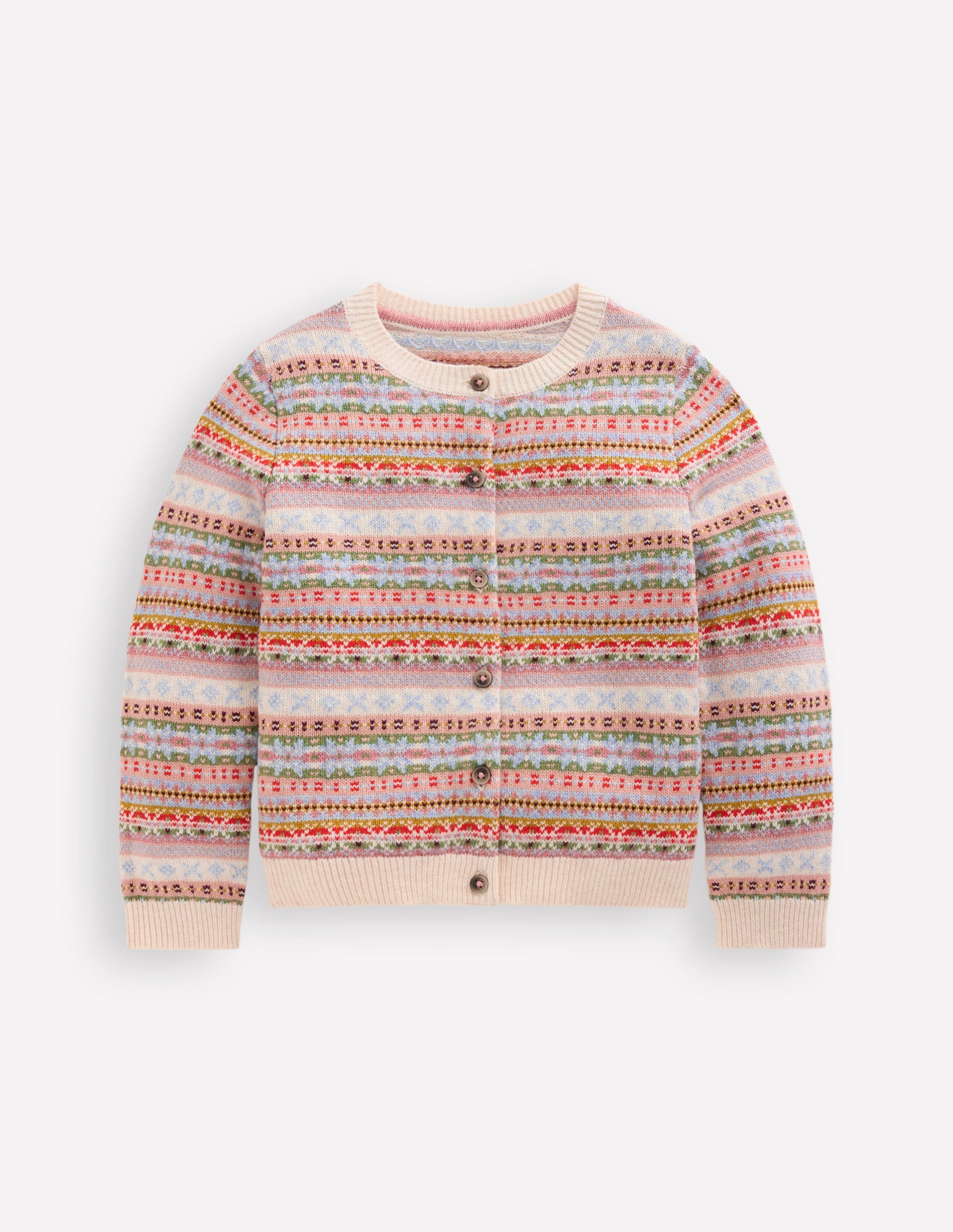 Cardigan Edie à motif jacquard-Multi tendre-1