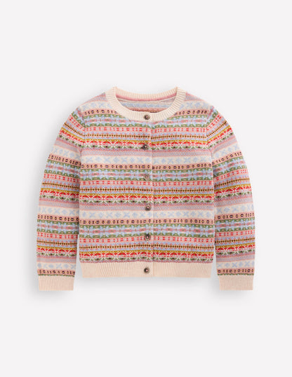 Cardigan Edie à motif jacquard-Multi tendre-1