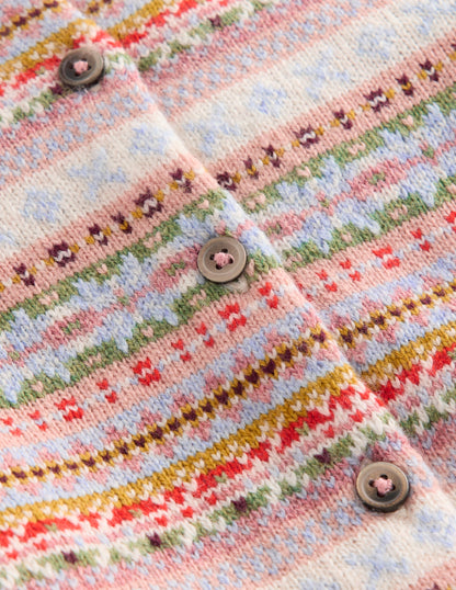 Cardigan Edie à motif jacquard-Multi tendre-3