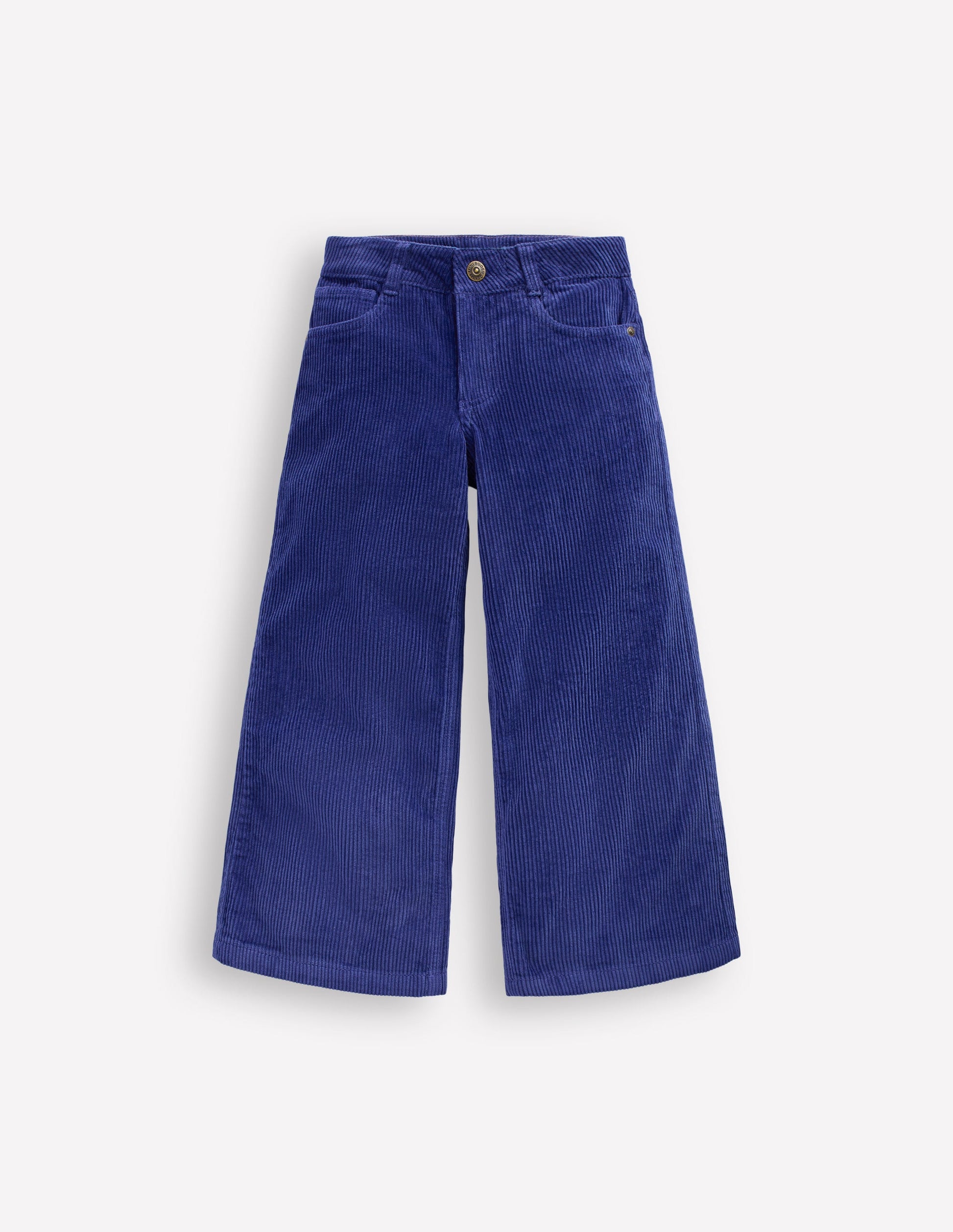 Pantalon large-Bleu saphir-1