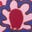 Wattierter 2-in-1-Mantel-Bunt Pop-Blume