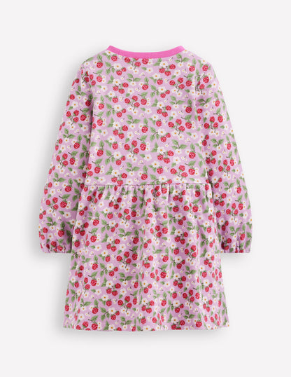 Loopback Sweat Dress-Heart Floral-2
