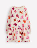 Robe-sweat cosy-Chats multi
