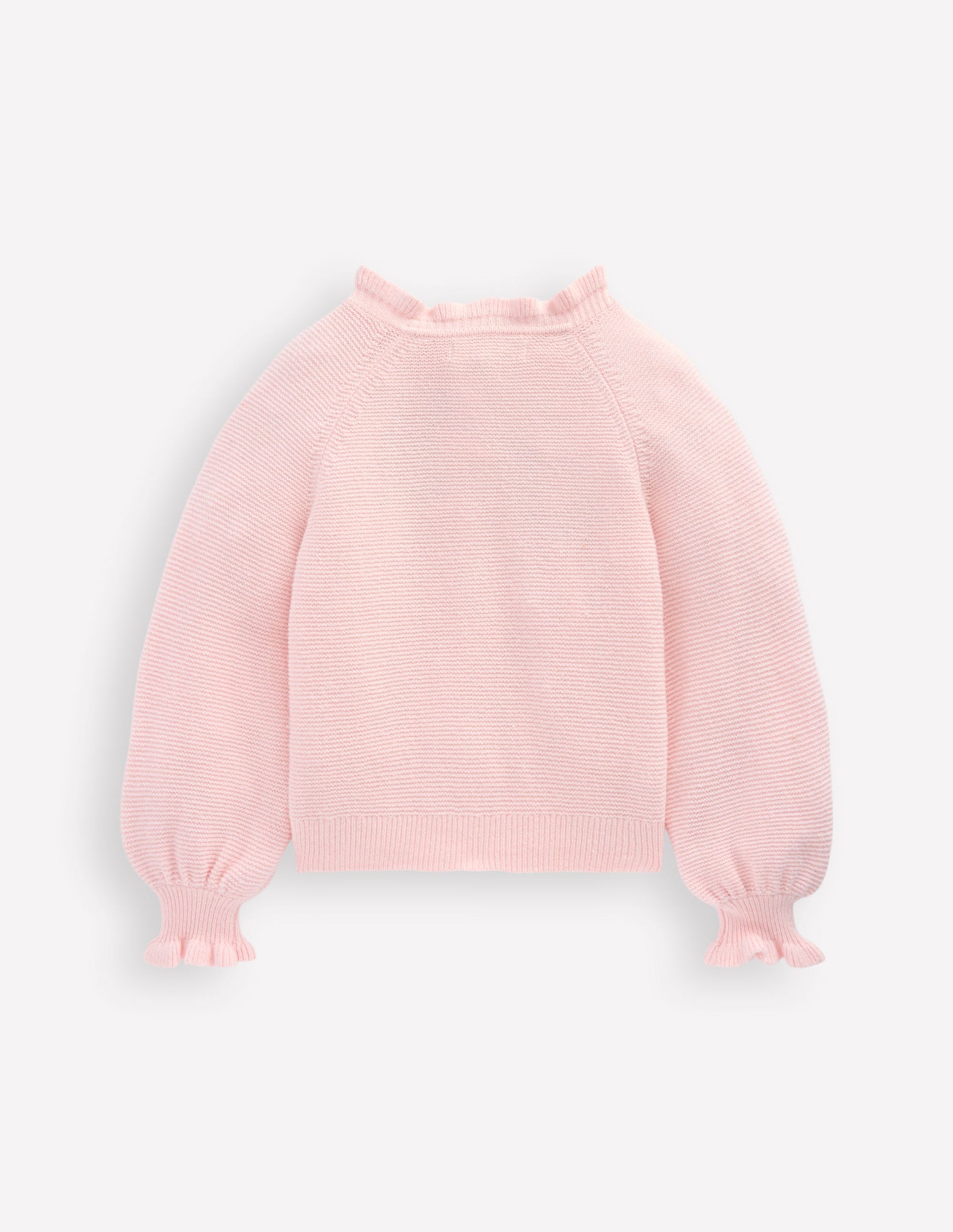 Joli gilet brodé-Rose craie-3