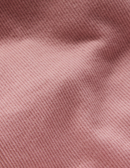 Ribbed Flare Leggings-Vintage Pink-5