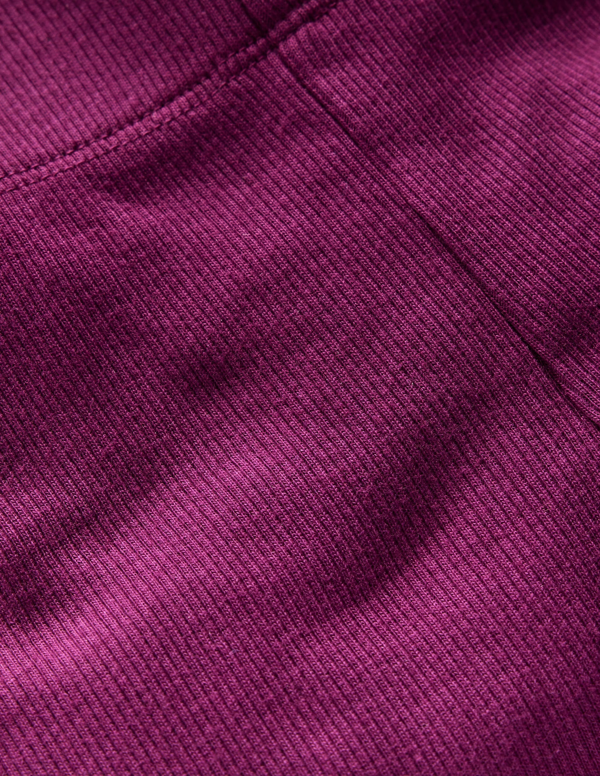 Gerippte Leggings mit Schlag-Brombeere-3
